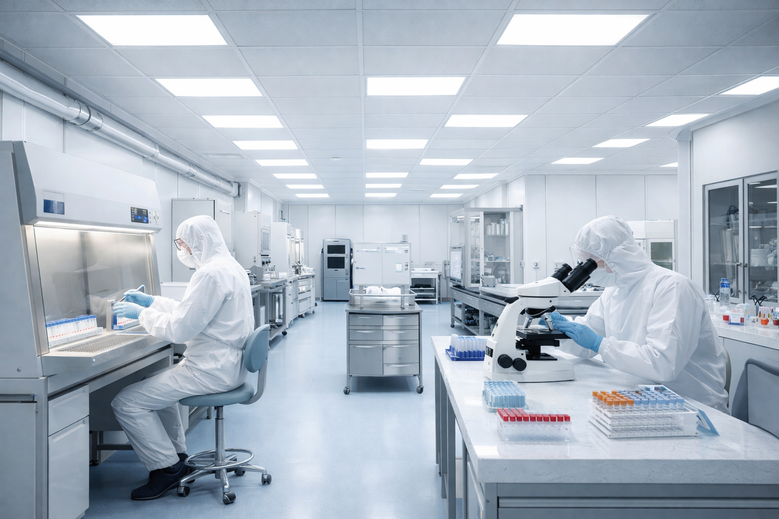 Reinraum- und Gesundheitsbeleuchtung von Lumexa