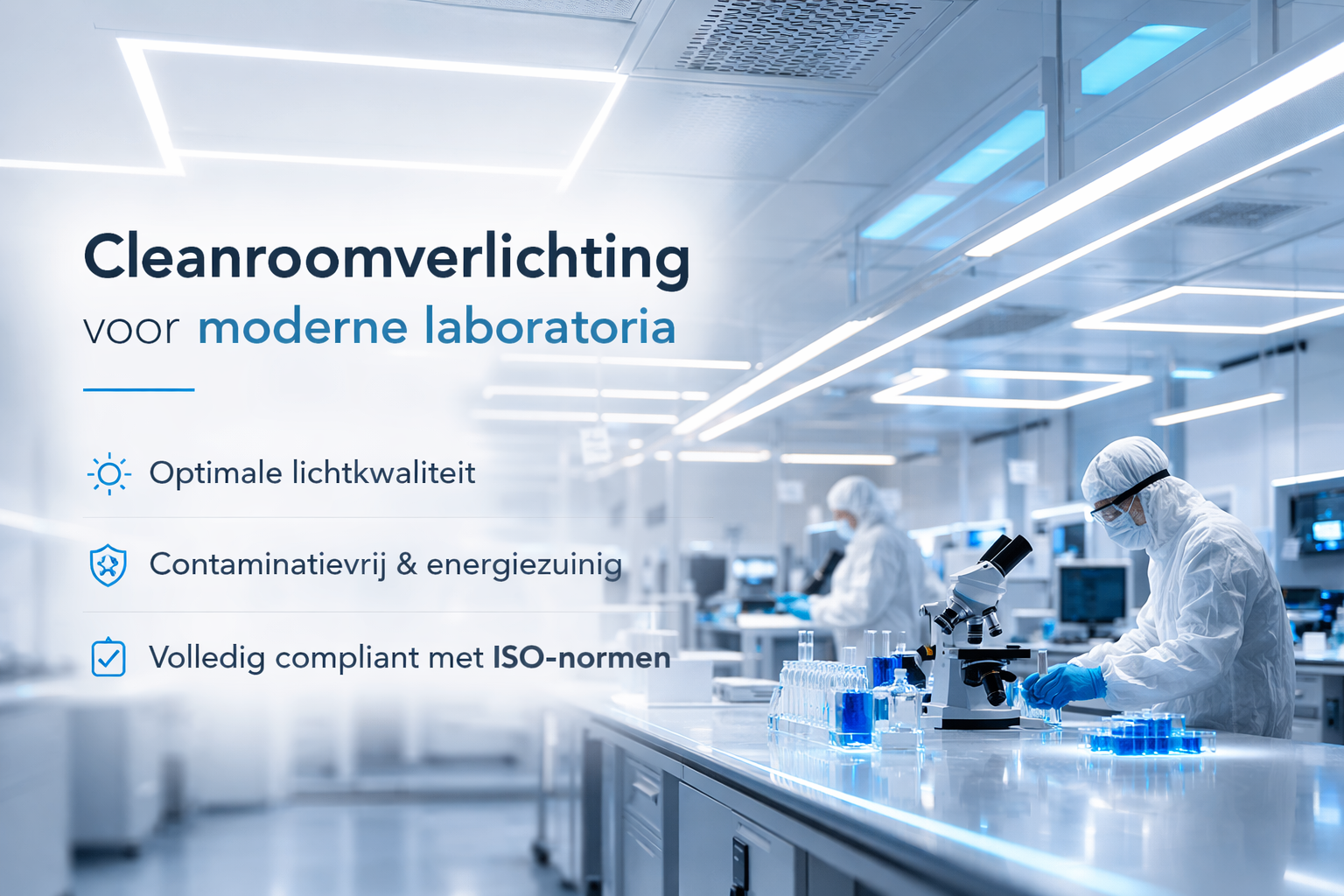 Cleanroom en laboratoriumverlichting